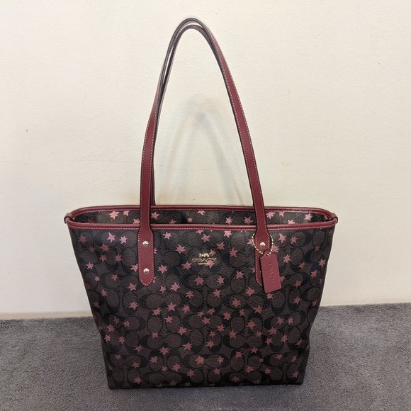 Coach Handbags - NWOT Coach Star Print City Tote